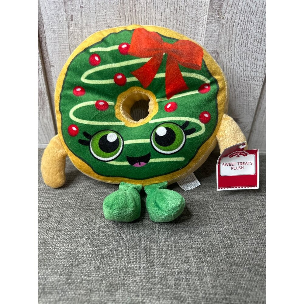 Holiday Time Walmart Sweet Treats Christmas Donut Candy Cane Present Plush Set - Picture 13 of 16